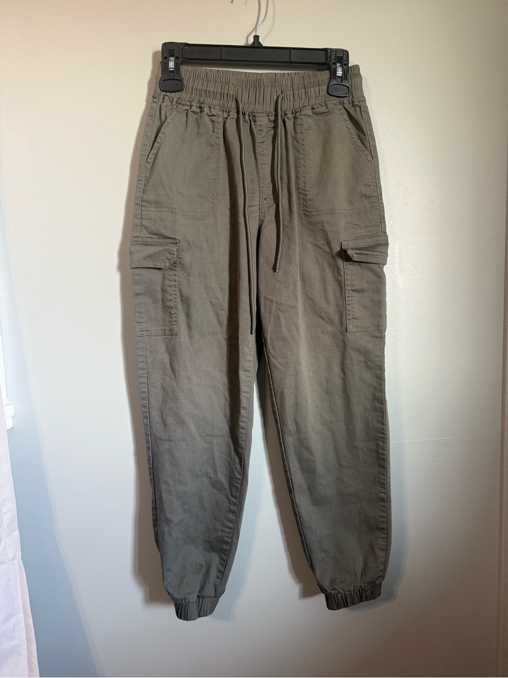 Telepatía Women's Olive Green Utility Cargo Jogger Pants - Size 5/27